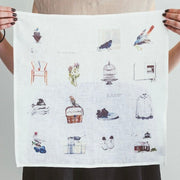 Linen Handkerchief - M.O. Living With Birds