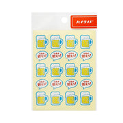 Japanese Retro Stickers - Beer