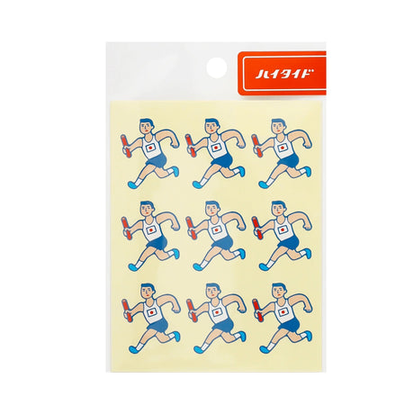 Japanese Retro Stickers - Runner