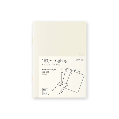MD Diary Notebook Light A6 - Blank 3-Pack