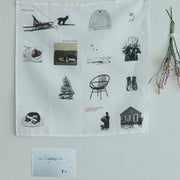 Linen Handkerchief - M.O. Living With Dogs