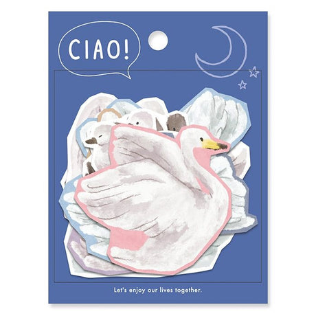 Ciao Sticker Set | Swan