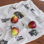 Linen Handkerchief - M.O. Living With Dogs