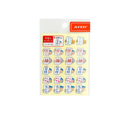 Japanese Retro Stickers - A Word