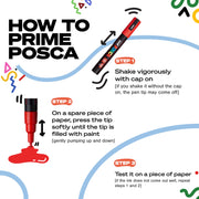 uni POSCA Extra Fine Marker | White | PC-1M