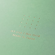 Midori Color Paper Notepad A5 - Dot Grid - Green