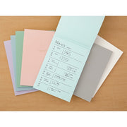 Midori Color Paper Notepad A5 - Dot Grid - Green