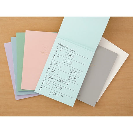Midori Color Paper Notepad A5 - Dot Grid | Asst