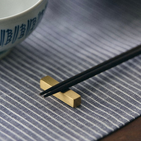 Brass Chopstick Rest - Square