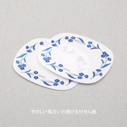 Midori Translucent Sticky Notes | Blue flowers