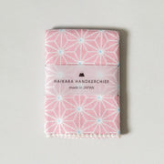 Haikara Handkerchief - Asanoha, Pink