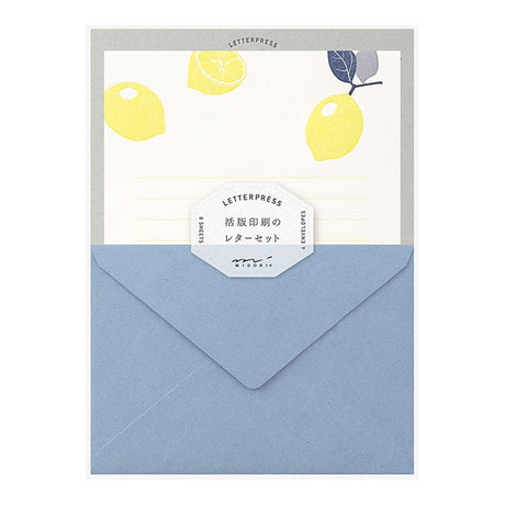 Letterpress Stationery Sets | Lemon