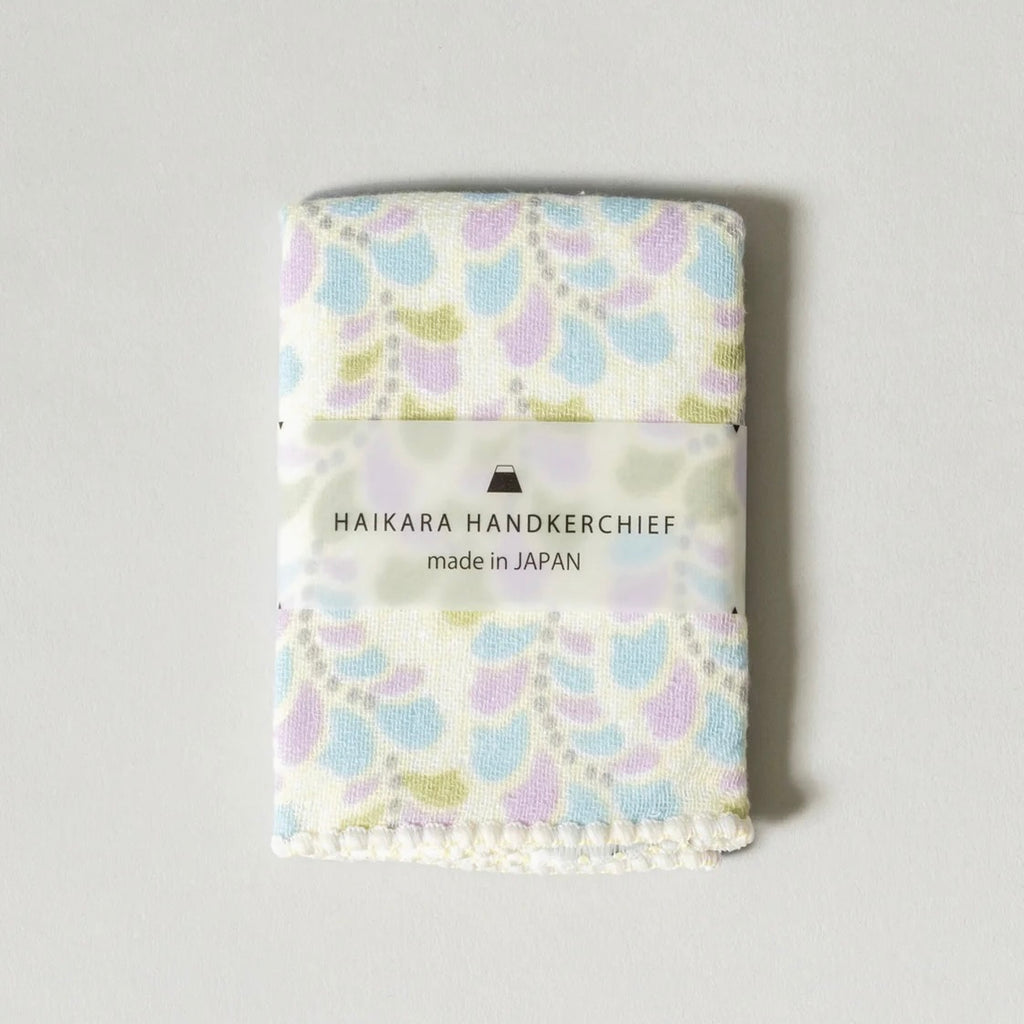 Haikara Handkerchief - Wisteria, Yellow