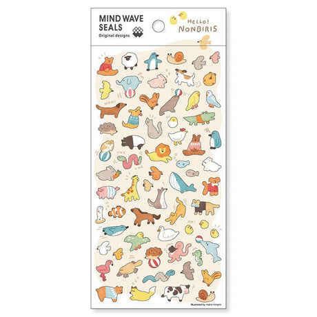 Mind Wave Hello Nonbiris Stickers