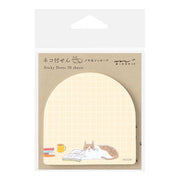 Sticky Notes Cat and Book