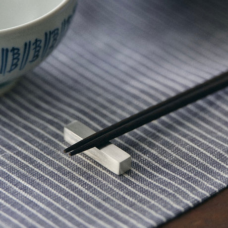 Silver Chopstick Rest - Square