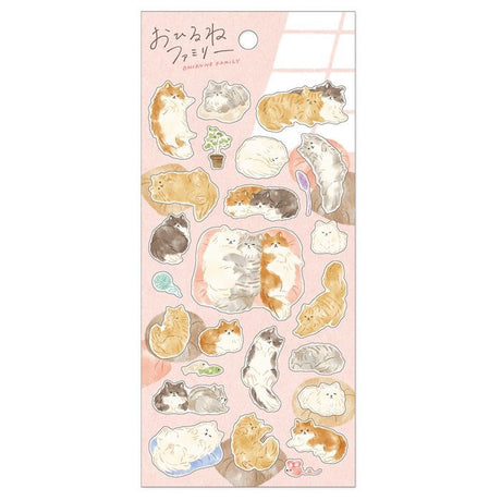 Mind Wave Ohirune Family Stickers | Cats