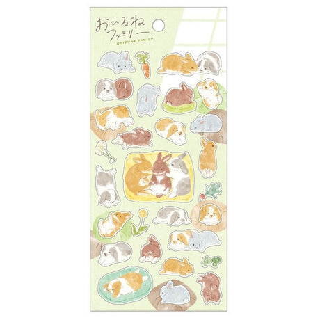 Mind Wave Ohirune Family Stickers | Rabbit