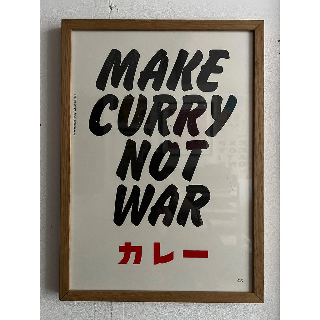 Make Curry Not War Poster