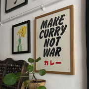 Make Curry Not War Poster