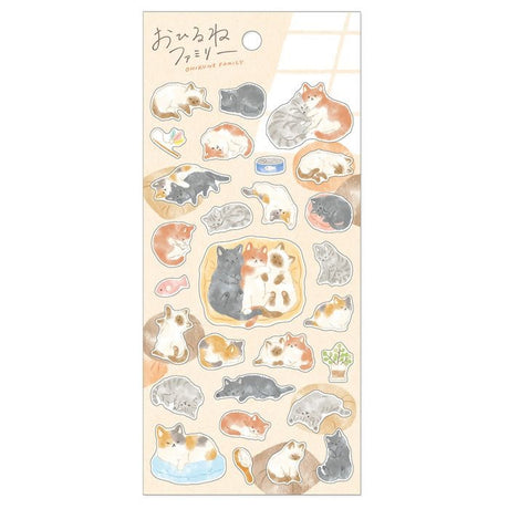 Mind Wave Ohirune Family Stickers | Kittens