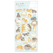 Mind Wave Ohirune Family Stickers | Shiba-inu