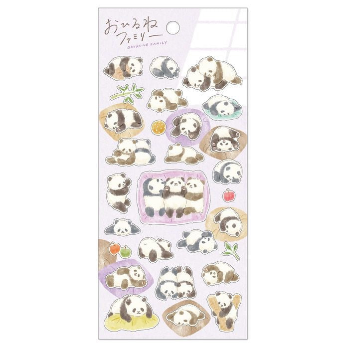 Mind Wave Ohirune Family Stickers | Panda