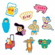 Japanese Retro Die-Cut Stickers