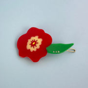 Red Flower | Hair Clip