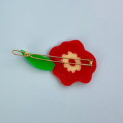 Red Flower | Hair Clip