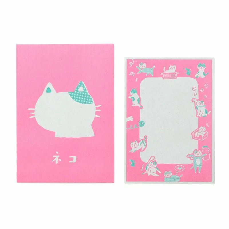 Yoiko's Letter Set - Pink Cat