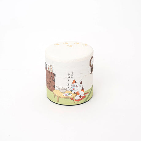 Washi Tea Canister | Cat - I'll Have Tea Soon
