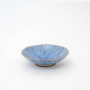 Handmade Indigo Tokusa Shallow Bowl