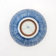 Handmade Indigo Tokusa Shallow Bowl