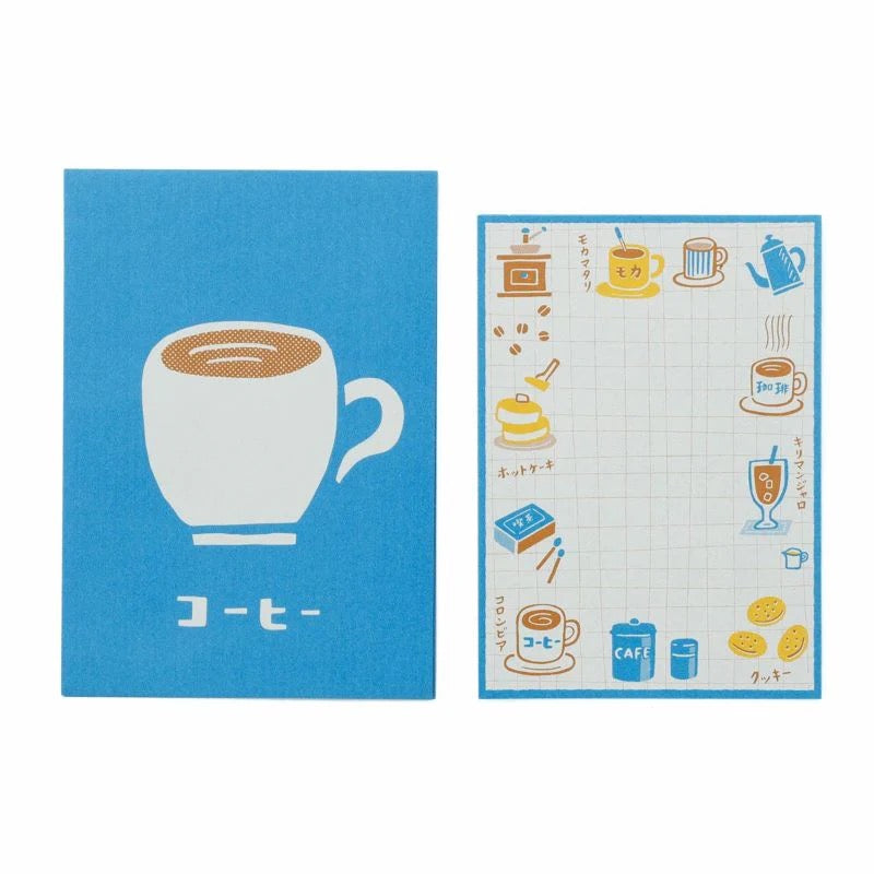 Yoiko's Letter Set - Blue Coffee