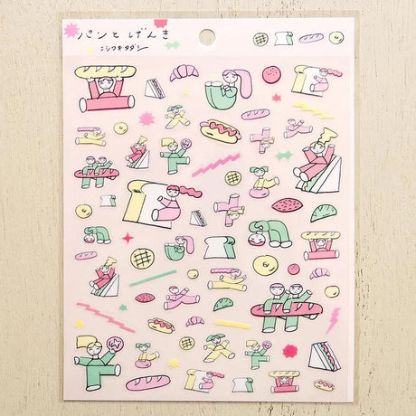 Tadashi Nishiwaki Bread and Health Stickers