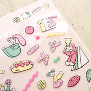 Tadashi Nishiwaki Bread and Health Stickers