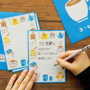Yoiko's Letter Set - Blue Coffee