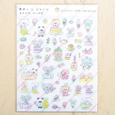 Noriyuki Echigawa Oyatsu and Animals Stickers