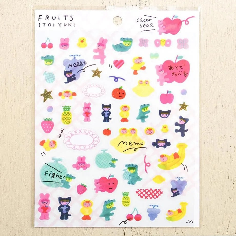 Itoi Yuki Fruits Stickers