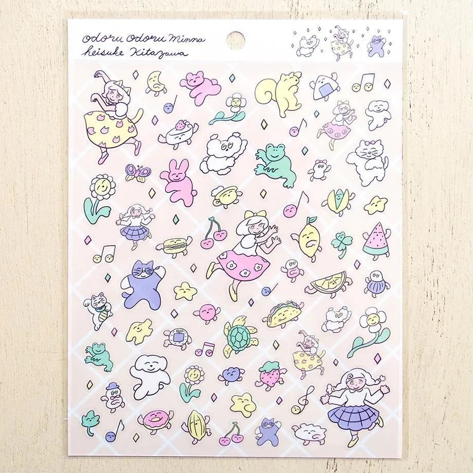 Kitazawa Heisuke Odaru Odaru Everyone Stickers