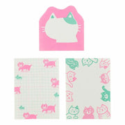 Retro Memo Pad - Pink Cat