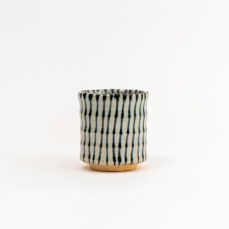 Mino Ware Stripes Japanese Handmade Teacup
