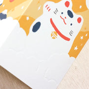 Masao Takahata Lucky Cat Birthday Card