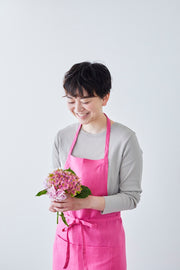 Linen Full Apron | Rose Peche