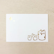 Masao Takahata Lucky Cat Birthday Card