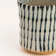 Mino Ware Stripes Japanese Handmade Teacup