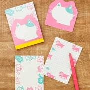 Retro Memo Pad - Pink Cat