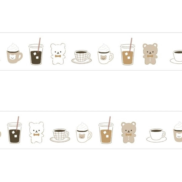 Papier Platz Washi |  Bear Coffee