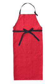 Linen Travail Apron | Poppy Red